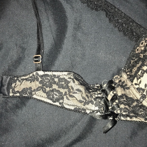 Adore me cute black & beige BRA - Picture 2 of 4